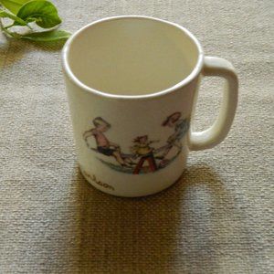 Vintage Alan Ray Carlson Child's Cup Kids Seesaw